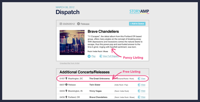 fancylisting A PR Service Built for Musicians: StoryAmp (CD Baby Artists Get 20% Off!)
