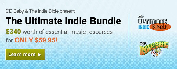 mainimage CD Baby Artists Get Big Savings on The Indie Bible and Indie Venue Bible!