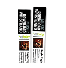 wristbands Promote Your Music w/ Download Wristbands