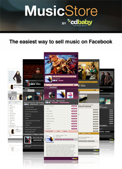 Sell Music on Facebook with MusicStore by CD Baby