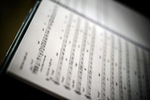 Transcribing sheet music 