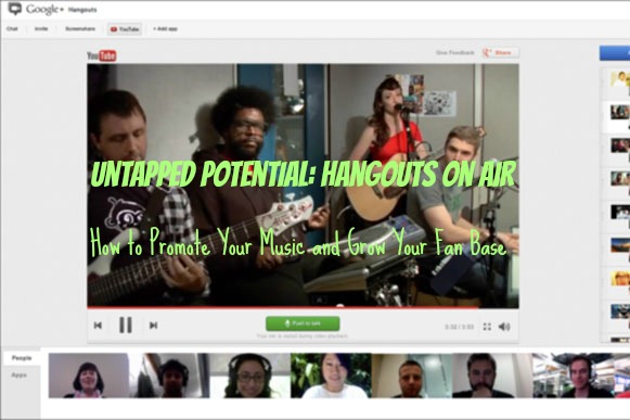 Hangouts on Air for musicians