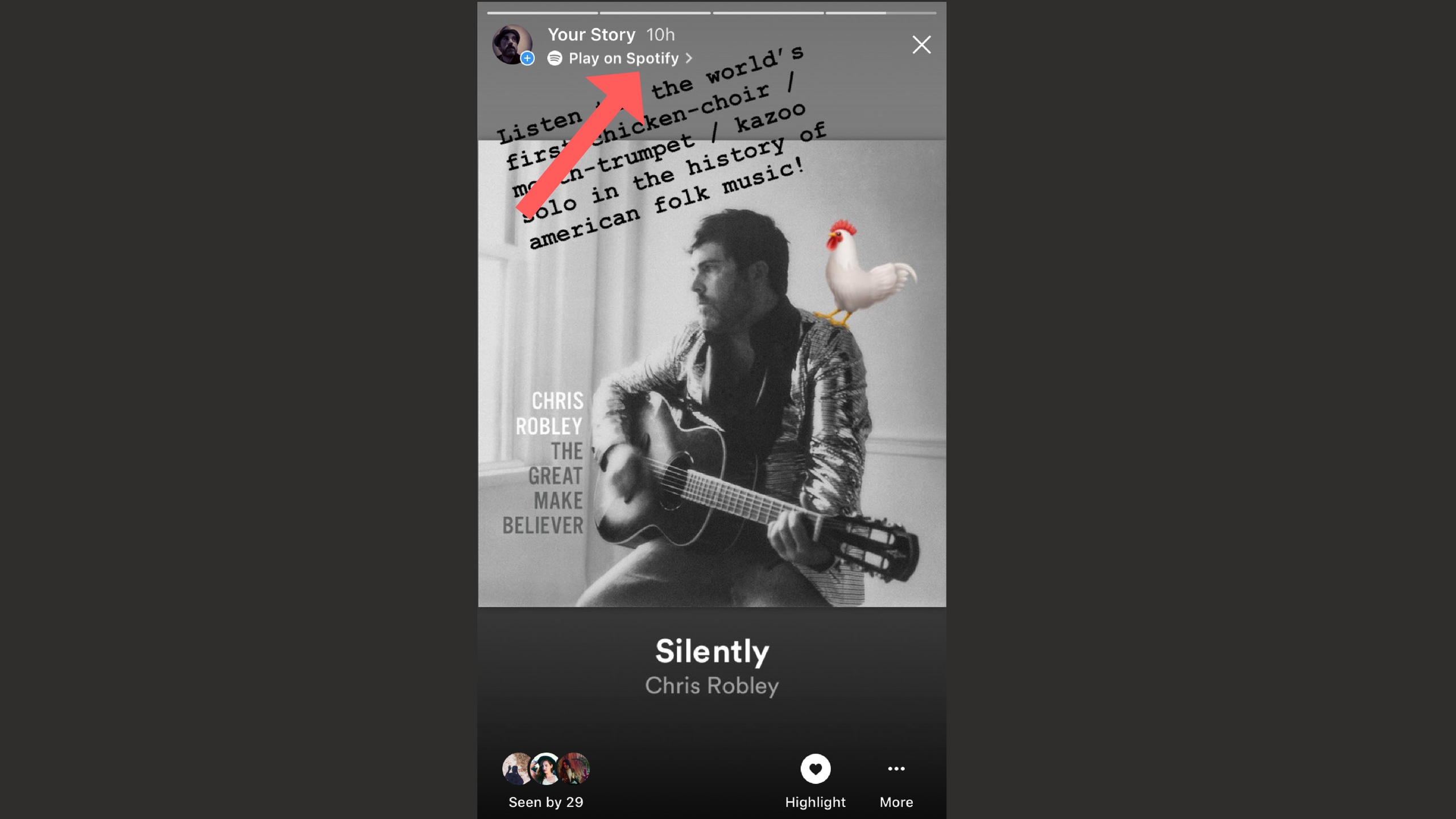 You can now post links to your music on Spotify within Instagram Stories