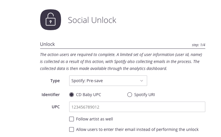 show.co social unlock pre-save