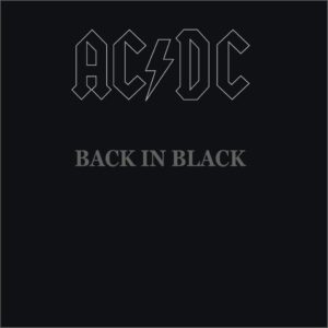 AC/DC - Back in Black album cover