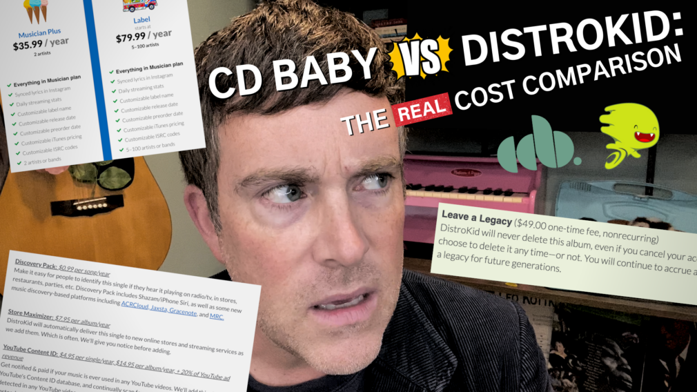 CD Baby Vs. DistroKid The Real Cost Comparison DIY Musician