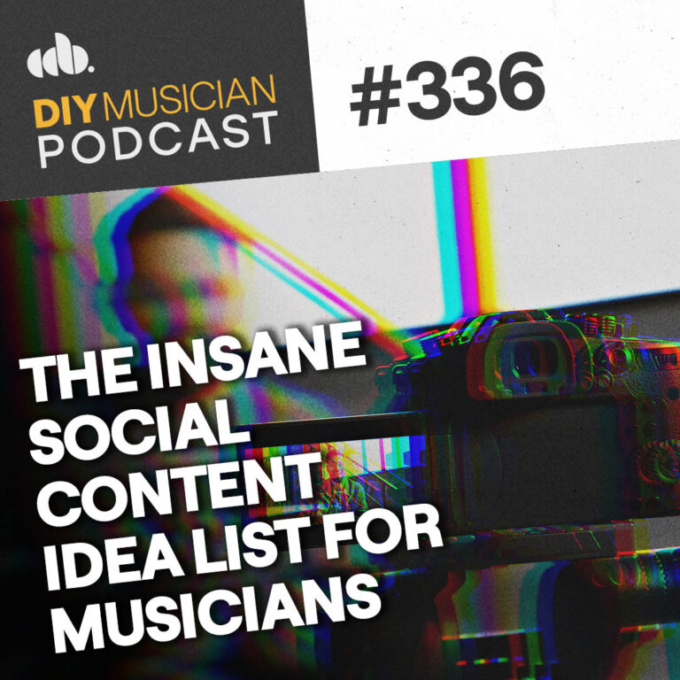 #336: The INSANE Social Content Idea List for Musicians thumbnail
